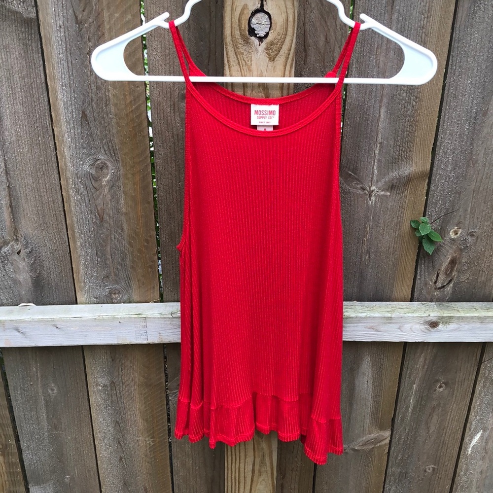 Mossimo Supply Co. Ruffle Hem Tank